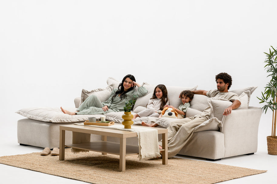 Sink-in Cloud Sofa (3 PCs)