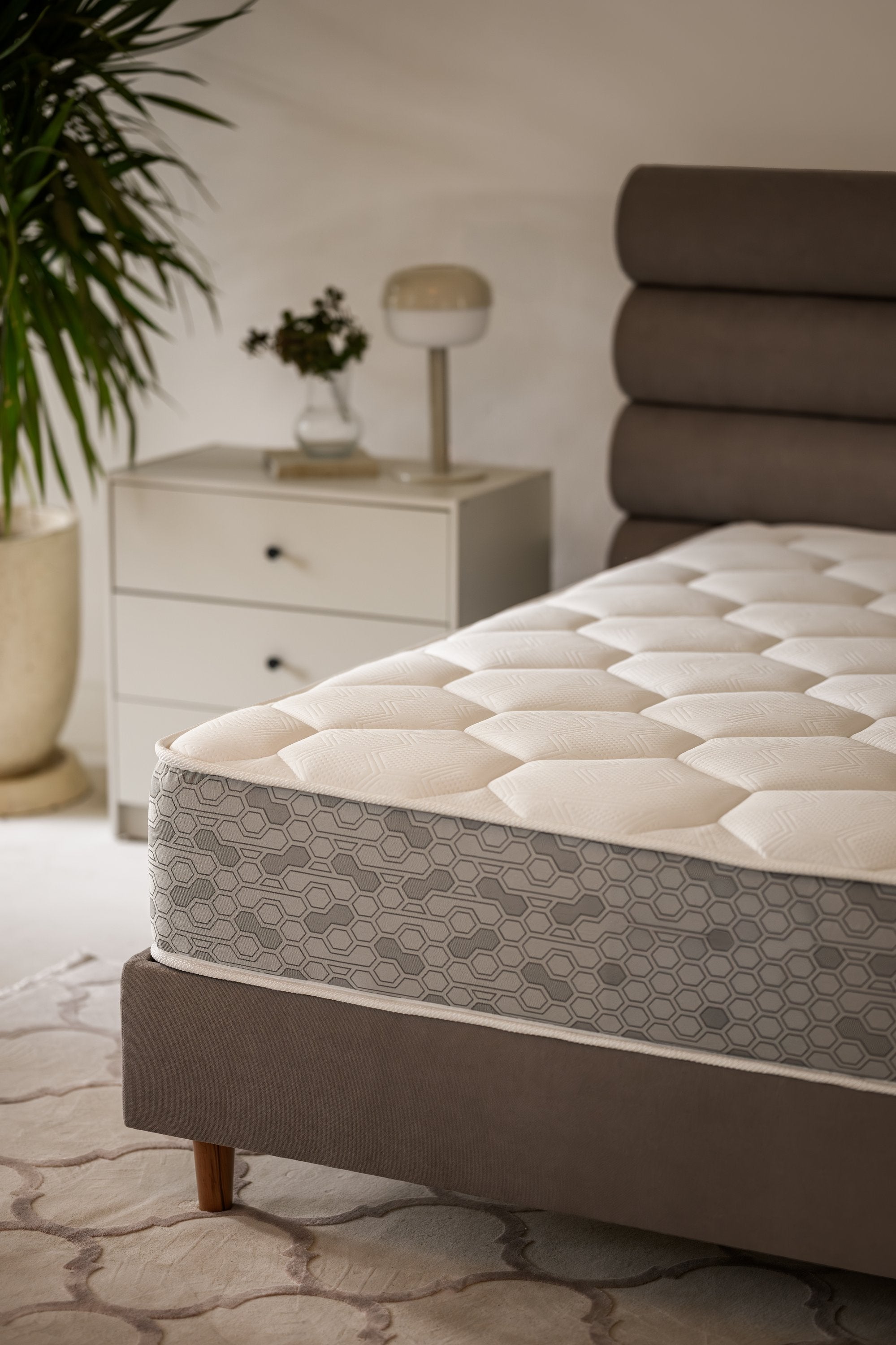 Horizontal Tufted Headboard