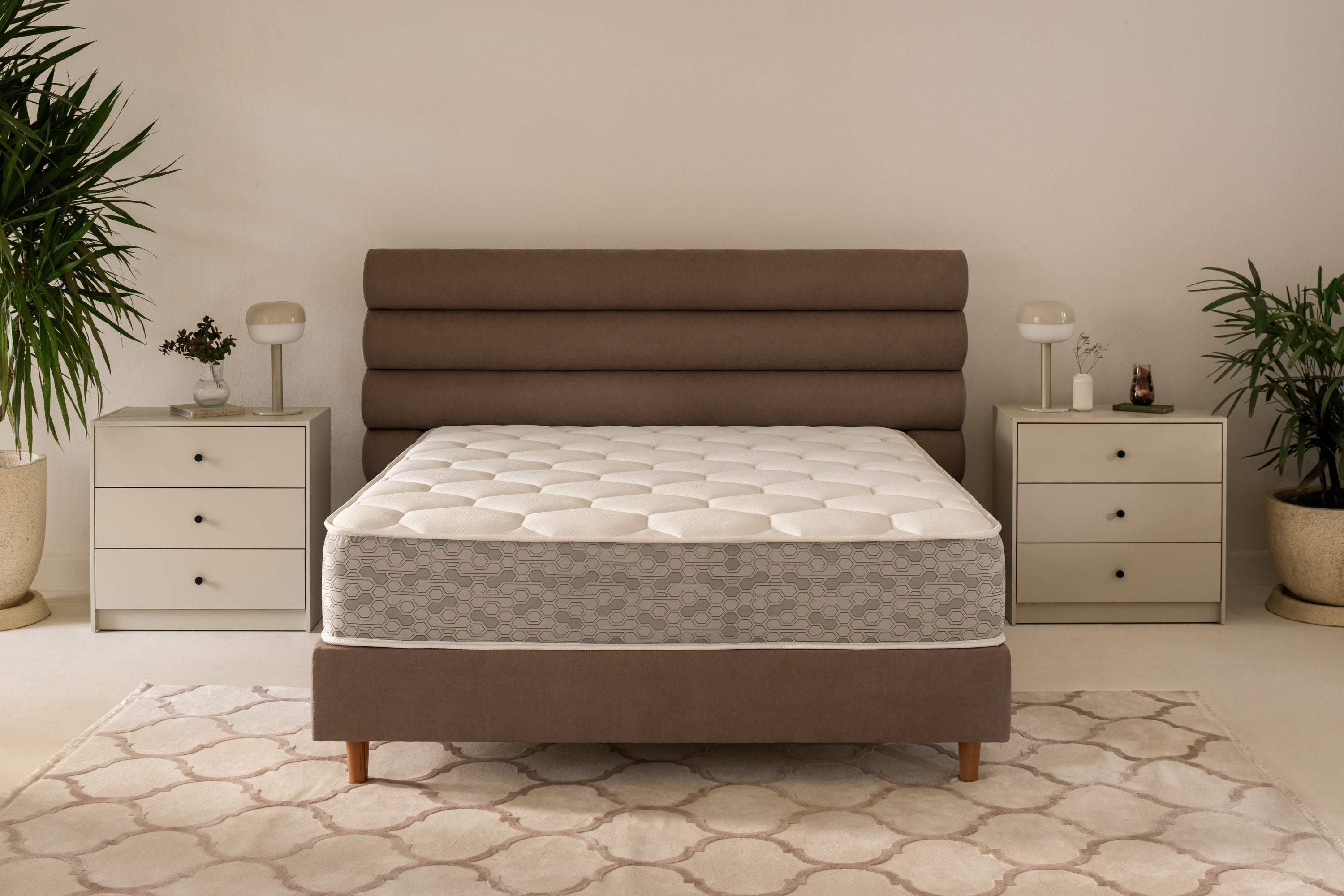 Horizontal Tufted Headboard