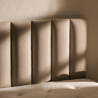 Tufted Tubes Headboard