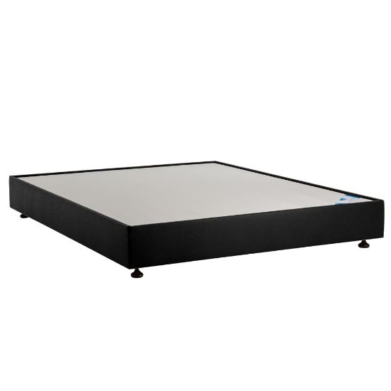 Picture of MasterBed Wooden Bed Base Leather Black